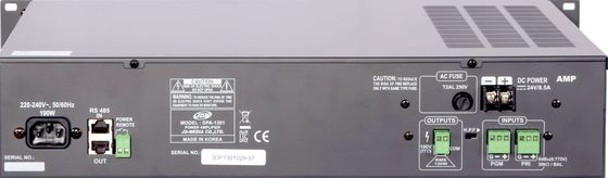 JDM DPA-1301 трансляционный усилитель класса D вид сзади